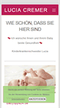 Mobile Screenshot of lucia-cremer.de